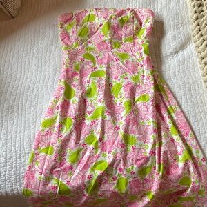 Lily Pulitzer Strapless Drsss